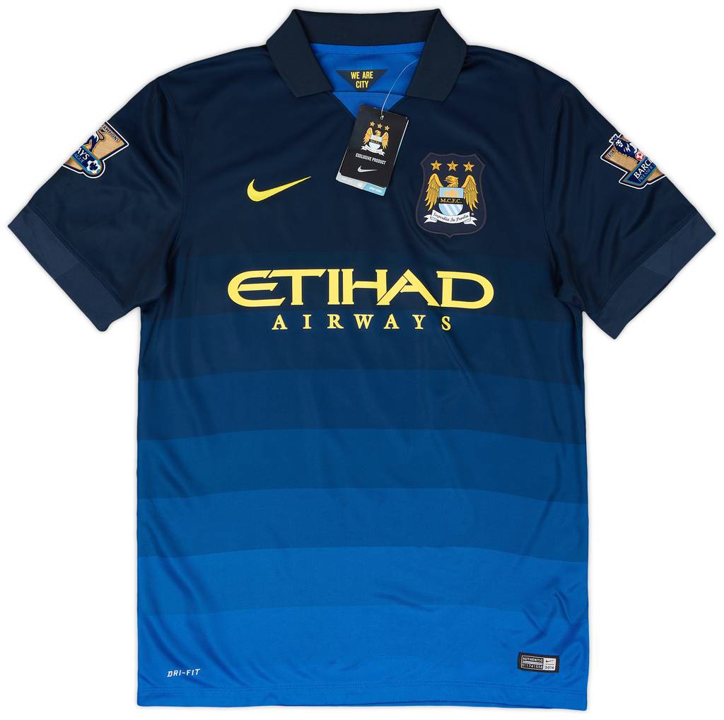 2014-15 Manchester City Away Shirt A.Negredo #9 (M)
