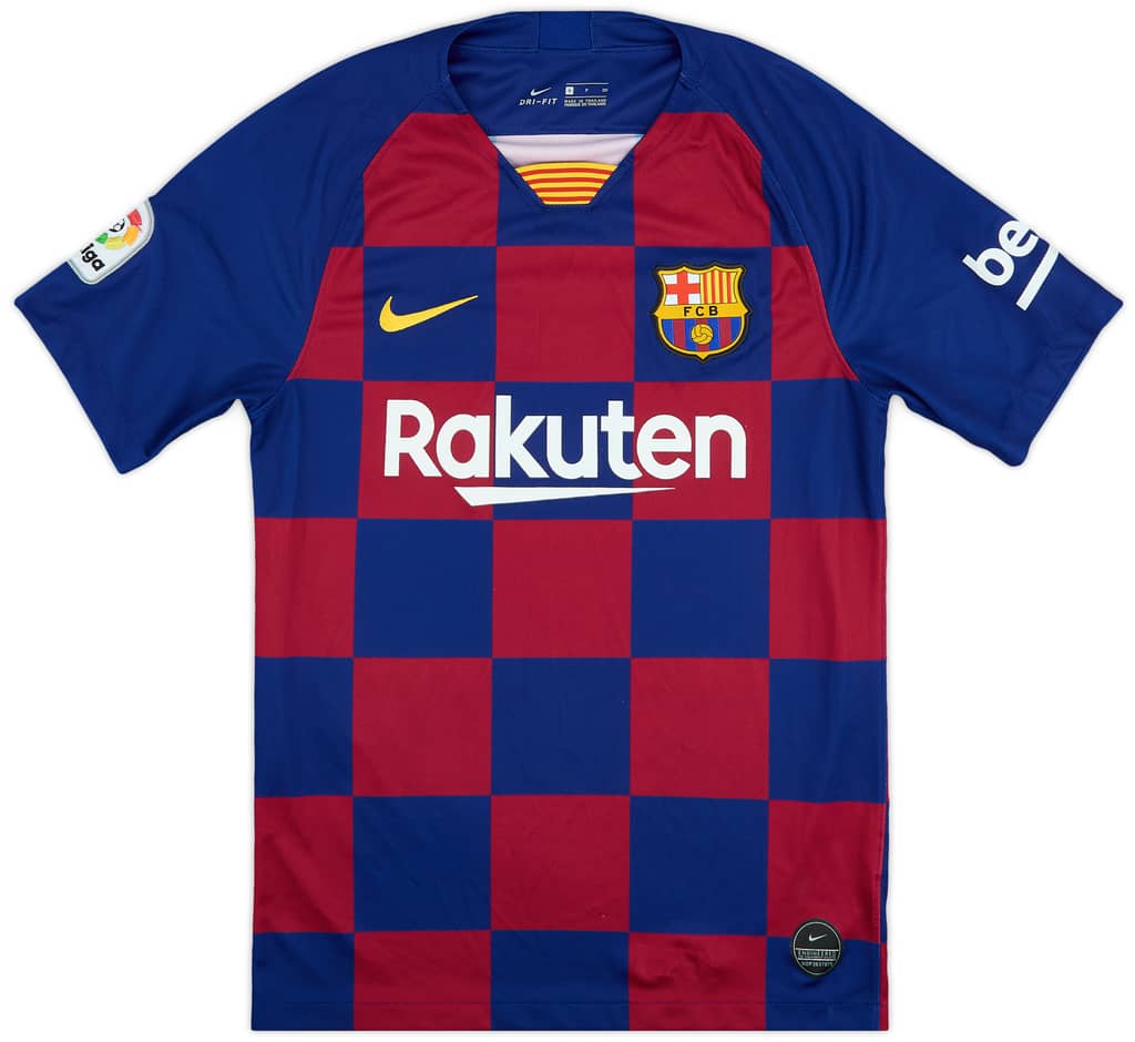 2019-20 Barcelona Home Shirt Messi #10 - 9/10 - (S)