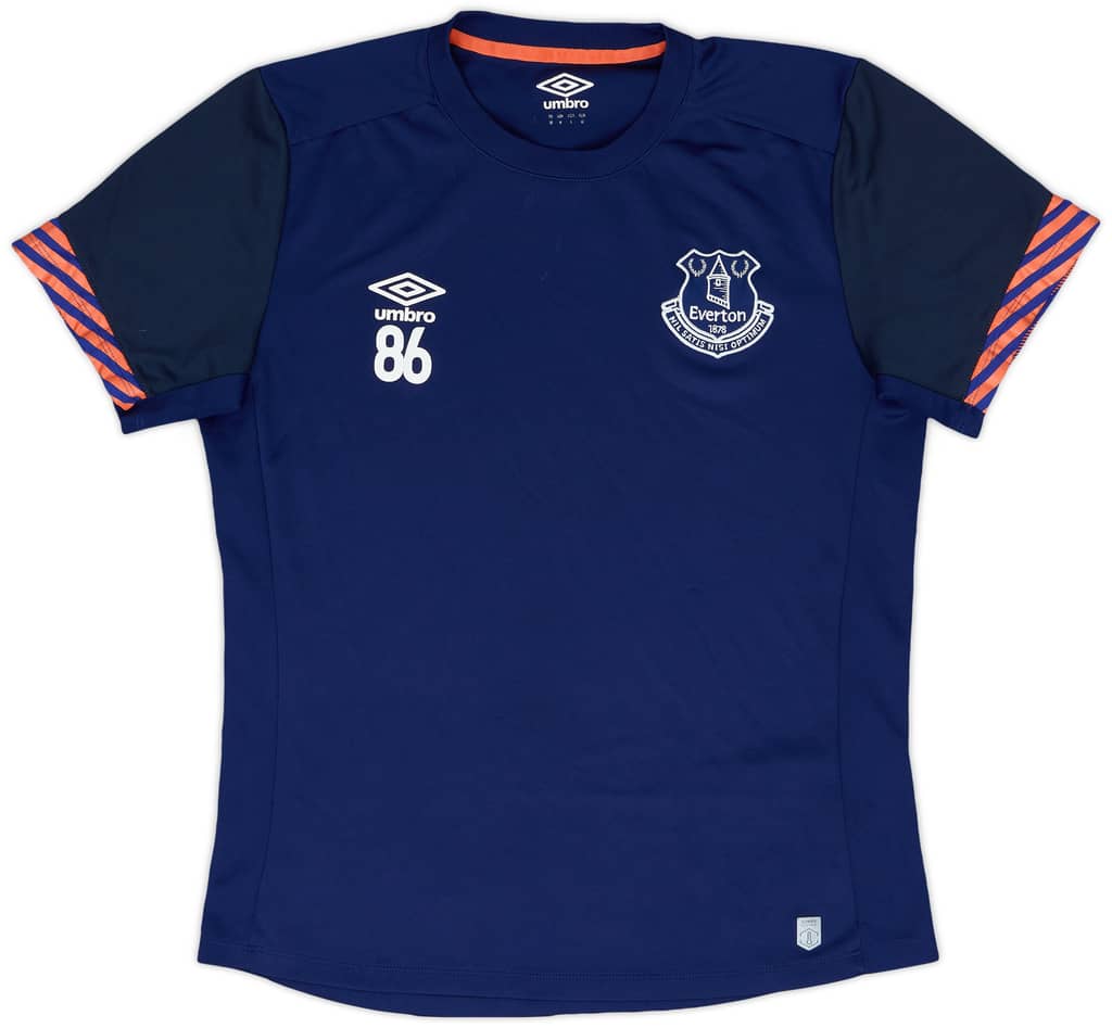 2016-17 Everton Umbro Player Issue Training Shirt #86 - 8/10 - (M)