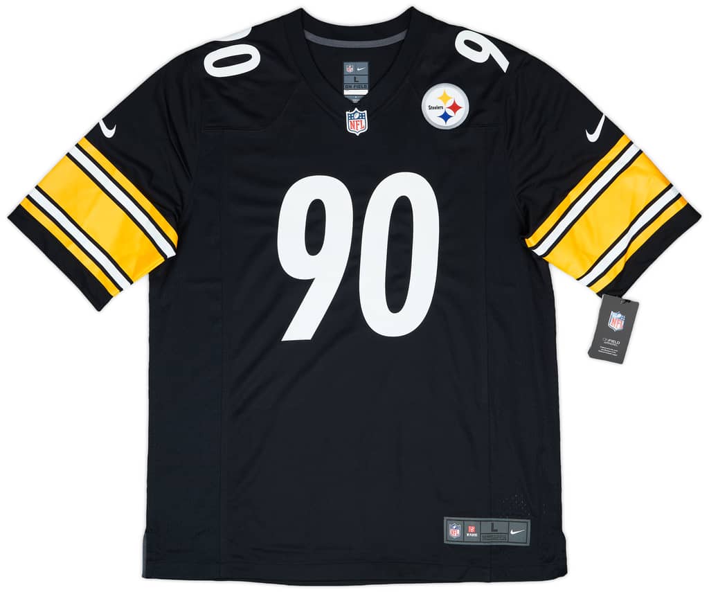 2018-24 Pittsburgh Steelers Watt #90 Nike Game Home Jersey (L)