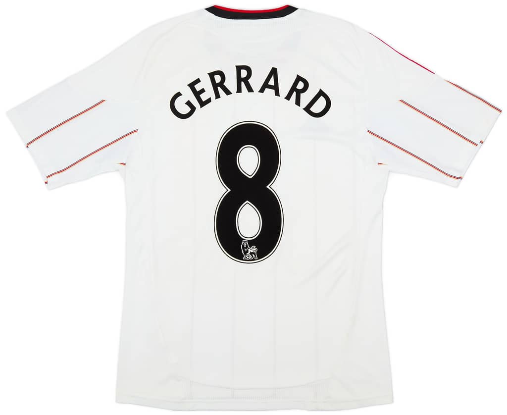 2010-11 Liverpool Away Shirt Gerrard #8 - 6/10 - (S)