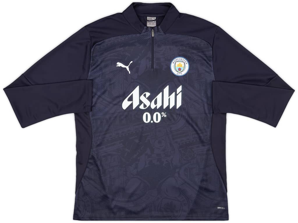 2024-25 manchester City Player Issue 1/4 Zip Training Top - As New