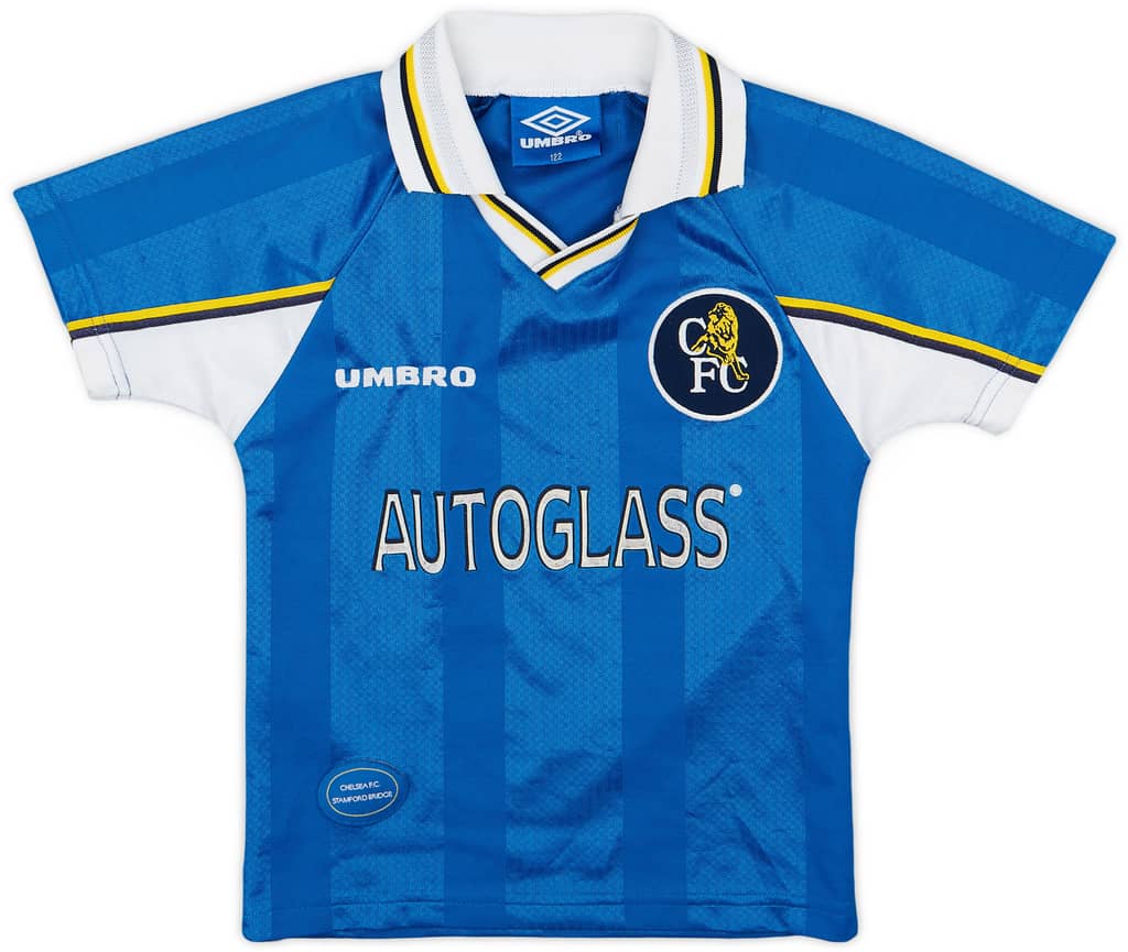1997-99 Chelsea Home Shirt - 8/10 - (S.Boys)