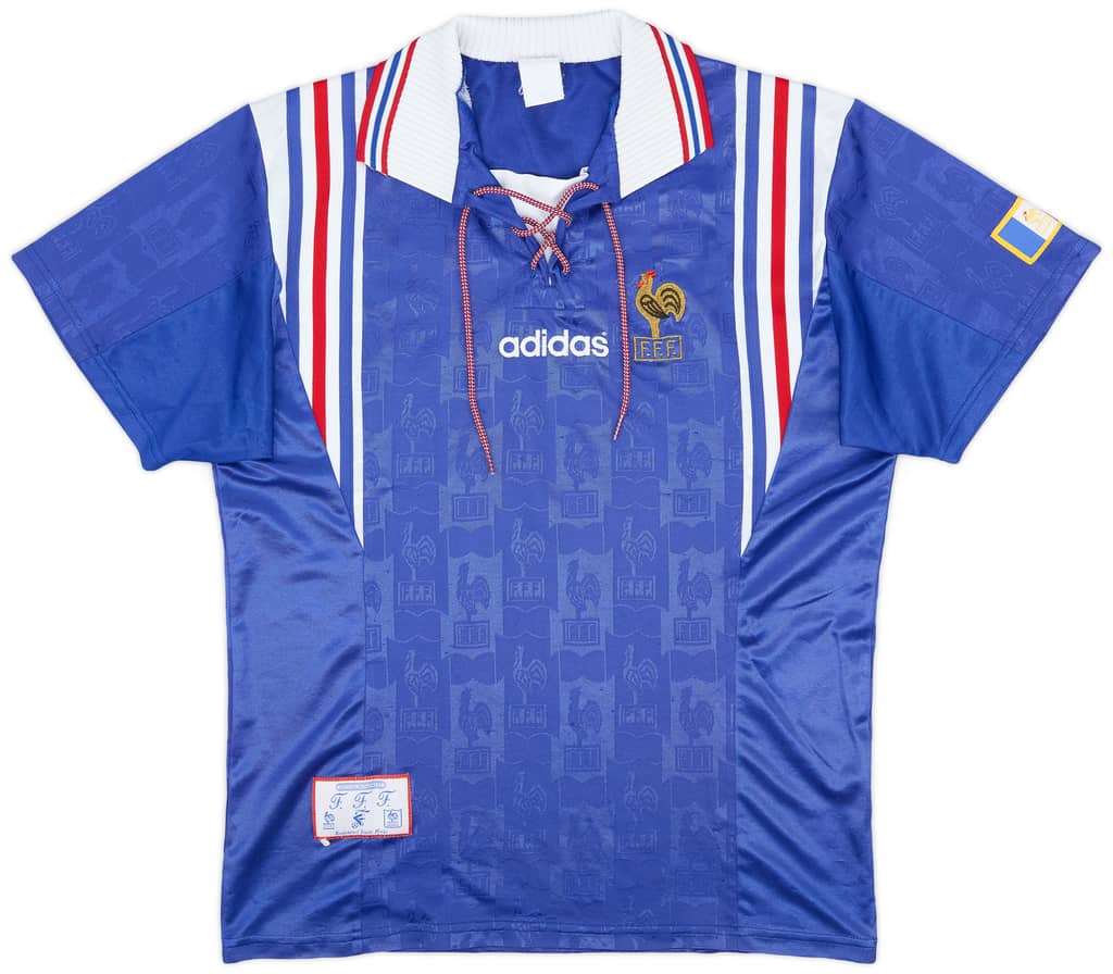 1996-98 France Home Shirt - 9/10 - (L)