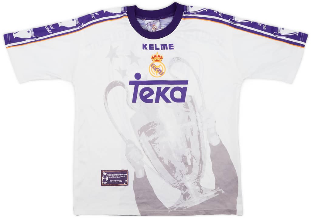 1997-98 Real Madrid Kelme 'Copa Europa 1998' Leisure Shirt - 6/10 - (S)