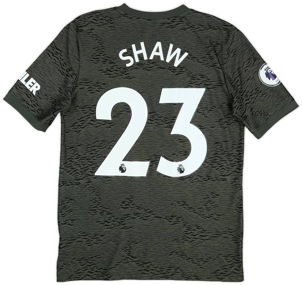 2020-21 Manchester United Away Shirt Shaw #23 - 9/10 - (XL.Boys)