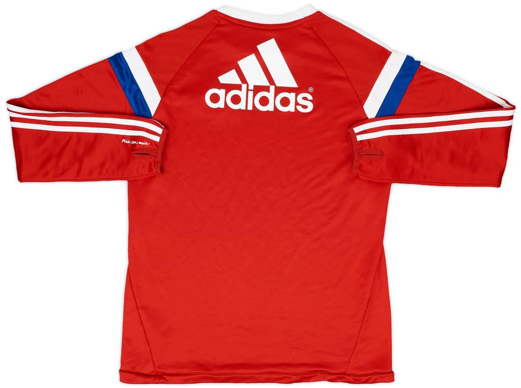 2014-15 Bayern Munich adidas Sweat Top - 8/10 - (XL.Boys)