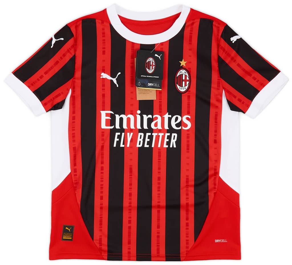 2024-25 AC Milan Home Shirt Rafa Leao #10 (KIDS)