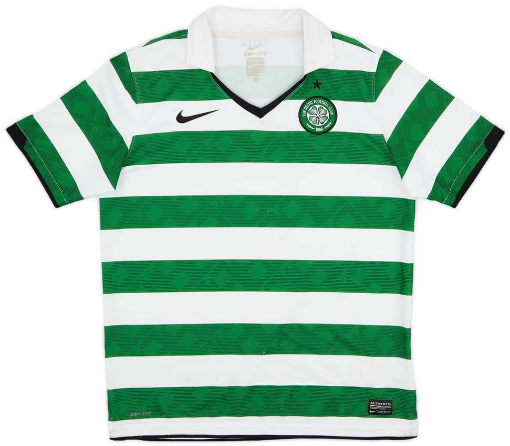 2010-12 Celtic Home Shirt - 7/10 - (XL.Boys)