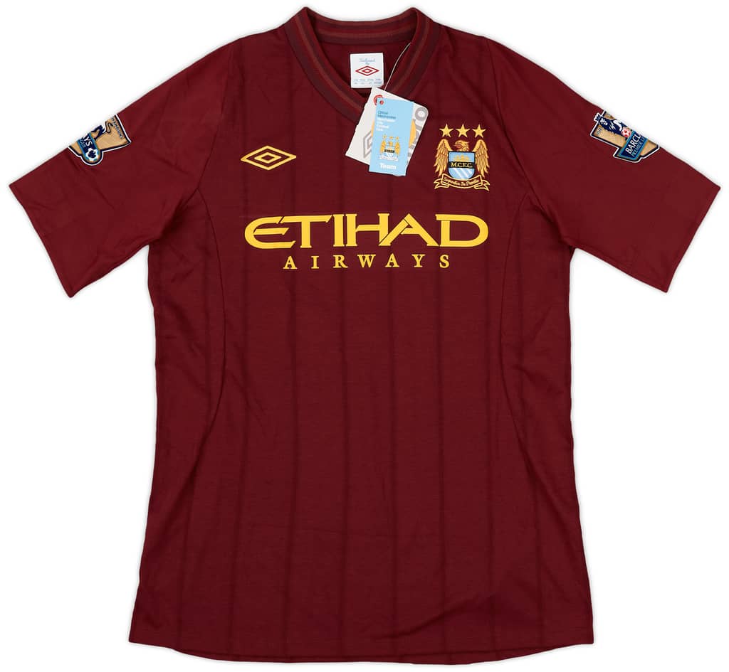 2012-13 Manchester City Away Shirt Kompany #4 (M)