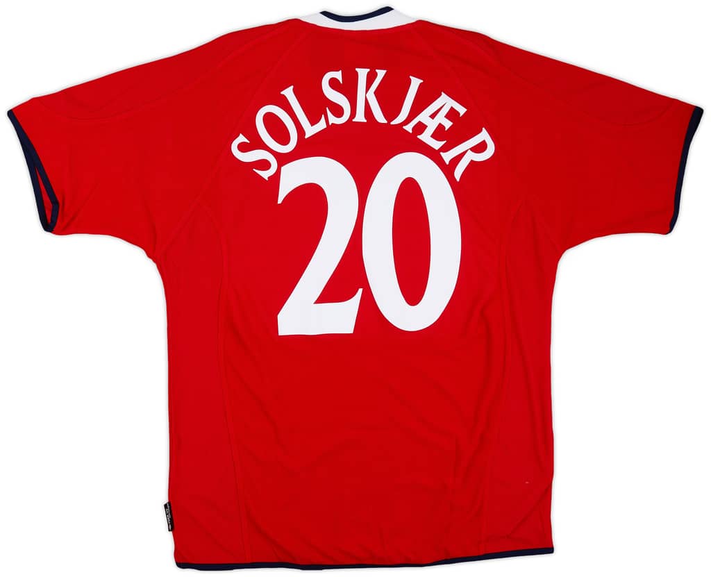 2000-02 Norway Home Shirt Solskjaer #20 (L)