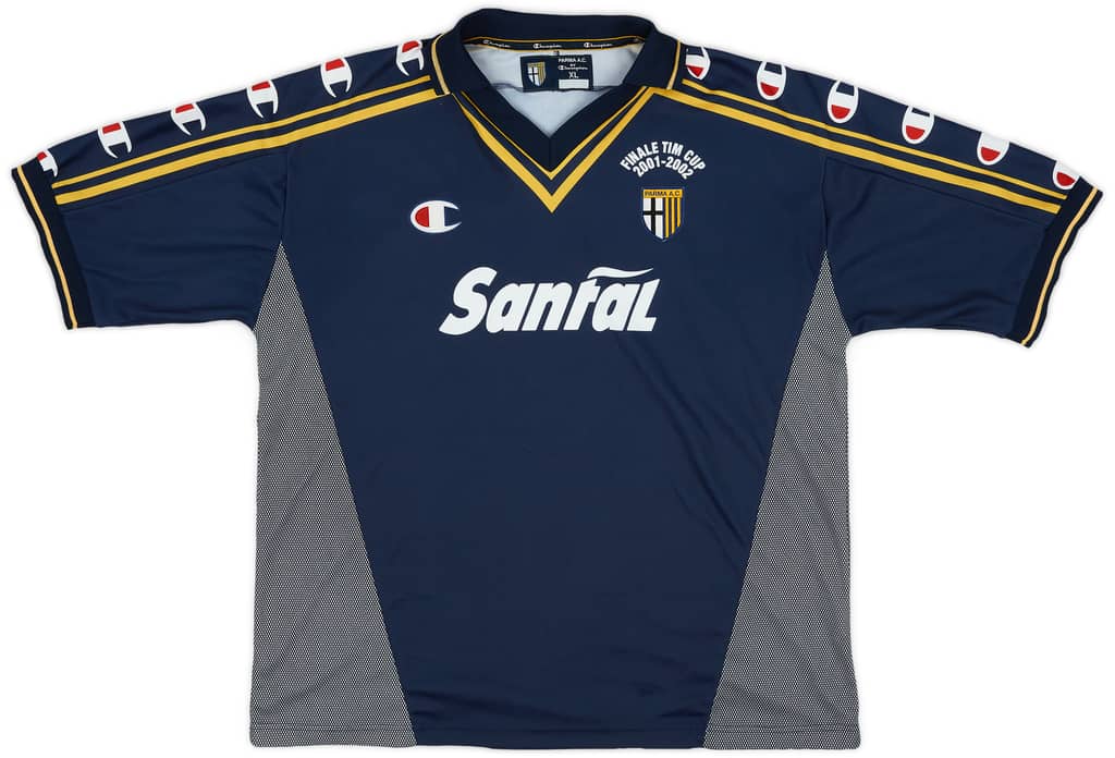 2000-01 Parma 'Signed' Finale TIM Cup Away Shirt - 9/10 - (XL)
