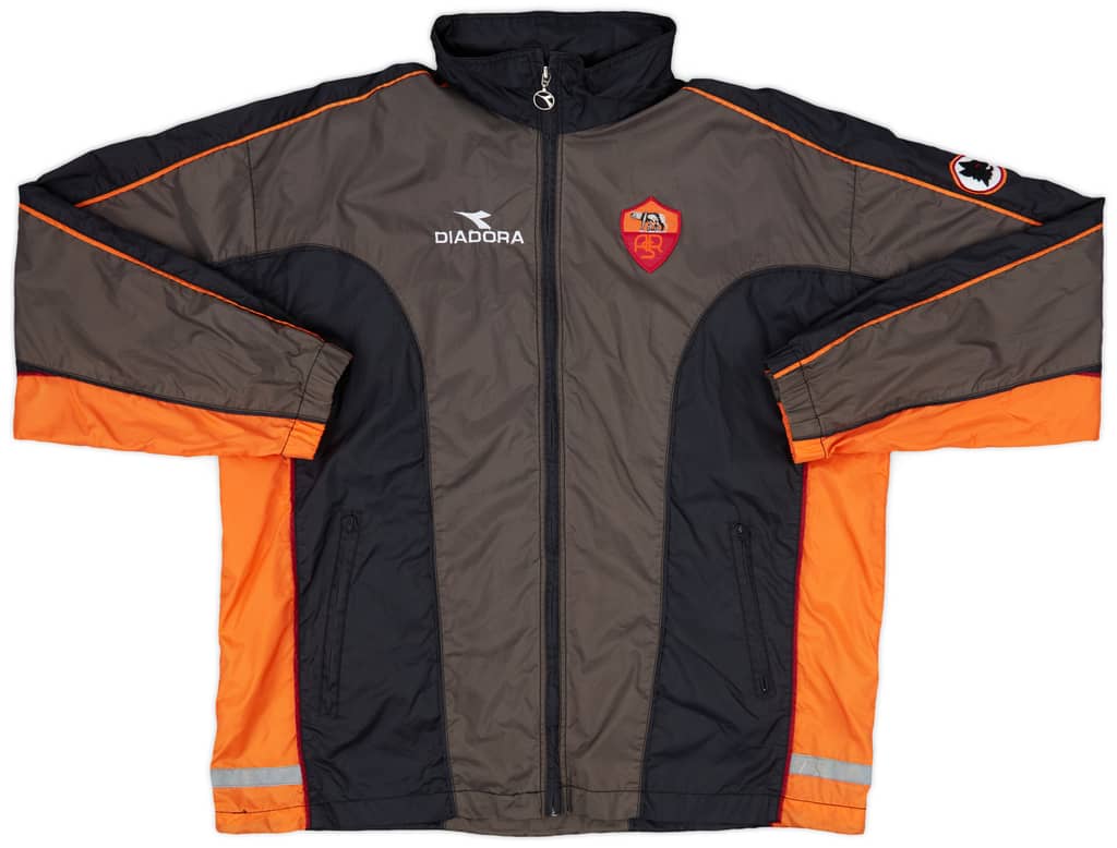 1998-99 Roma Diadora Hooded Rain Jacket - 9/10 - (XL)