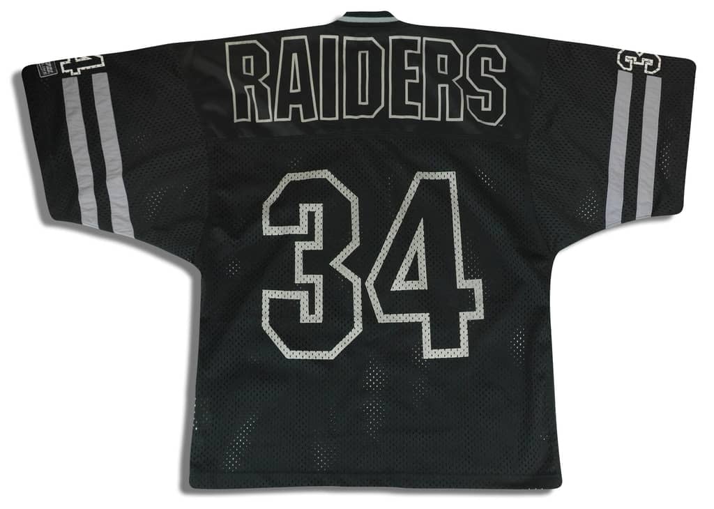 1991 Los Angeles Raiders #34 Campri Teamline Jersey L