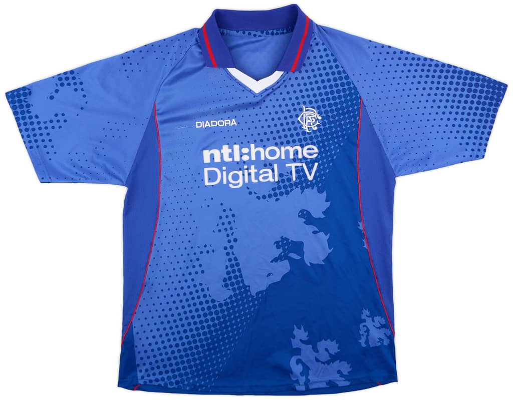 2002-03 Rangers Home Shirt - 8/10 - (XL)