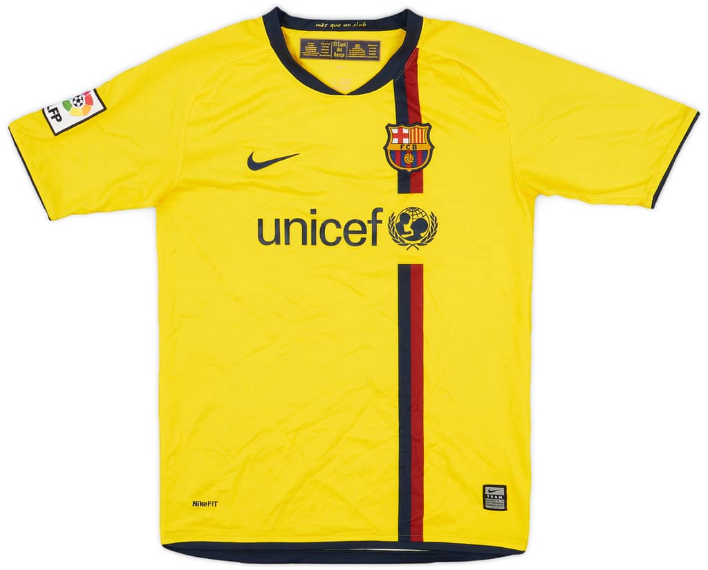 2008-10 Barcelona Away Shirt - 5/10 - (L.Boys)