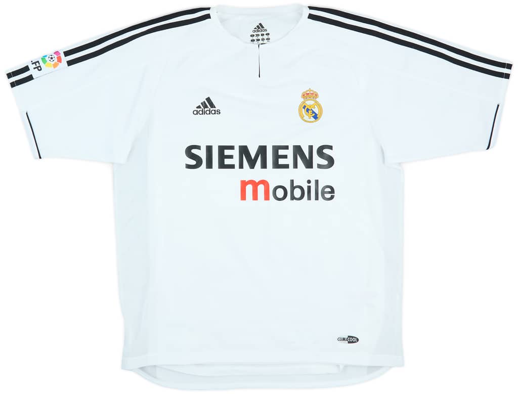 2003-04 Real Madrid Player Issue Home Shirt Beckham #23 - 6/10 - (M)