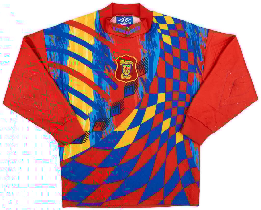 1995-96 Scotland GK Shirt - 8/10 - (L.Boys)