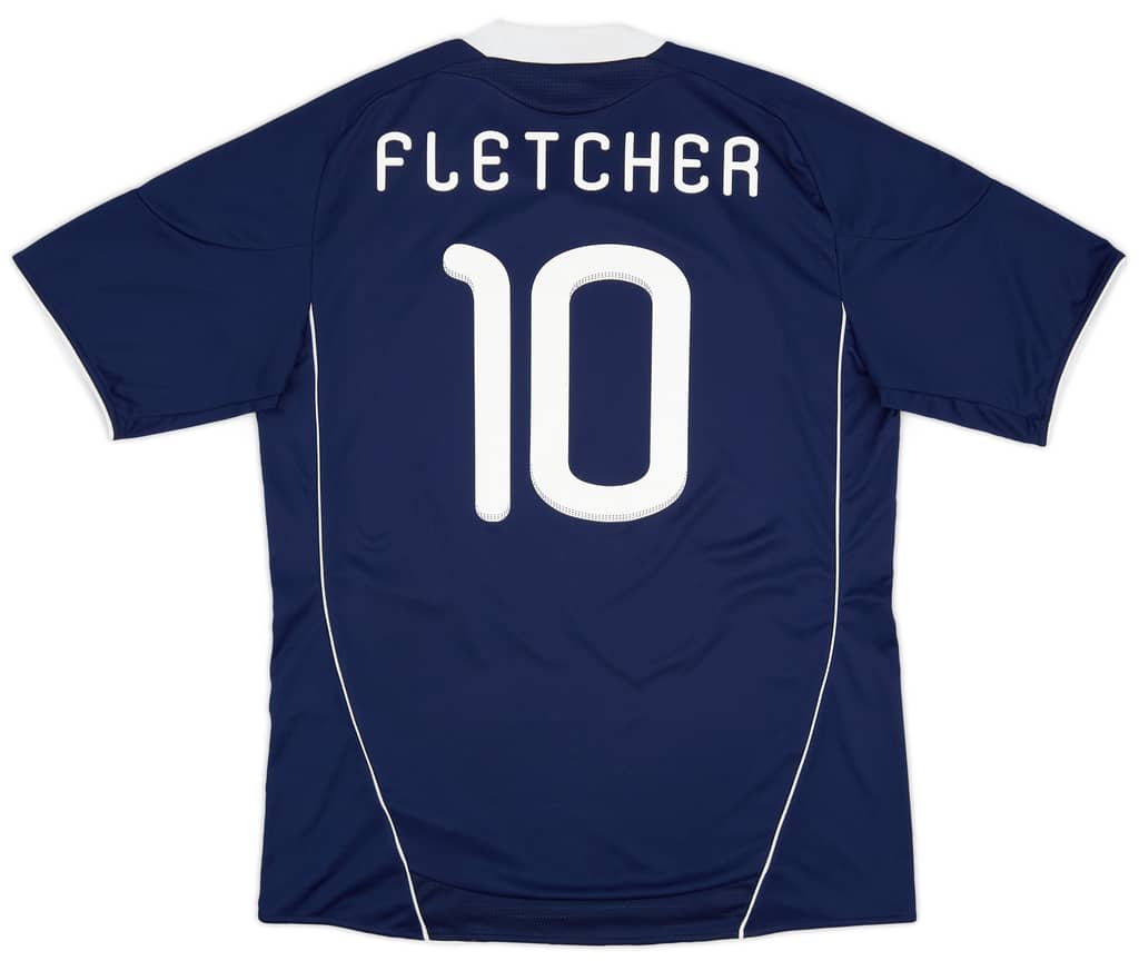 2010-11 Scotland Home Shirt Fletcher #10 - 8/10 - (S)