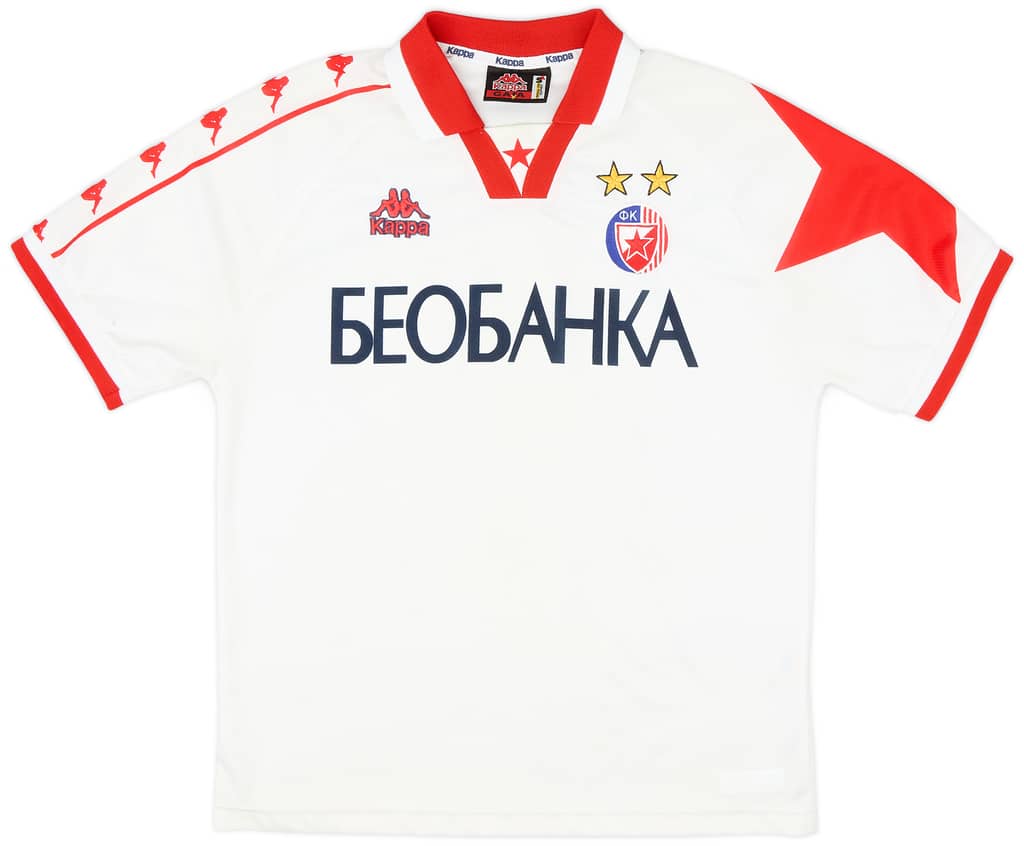 1996-98 Red Star Belgrade Away Shirt - 8/10 - (S)