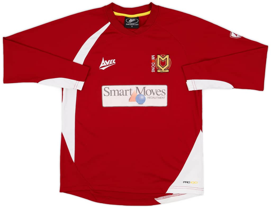 2004-05 MK Dons AVEC Training L/S Shirt #20 - 7/10 - (S)
