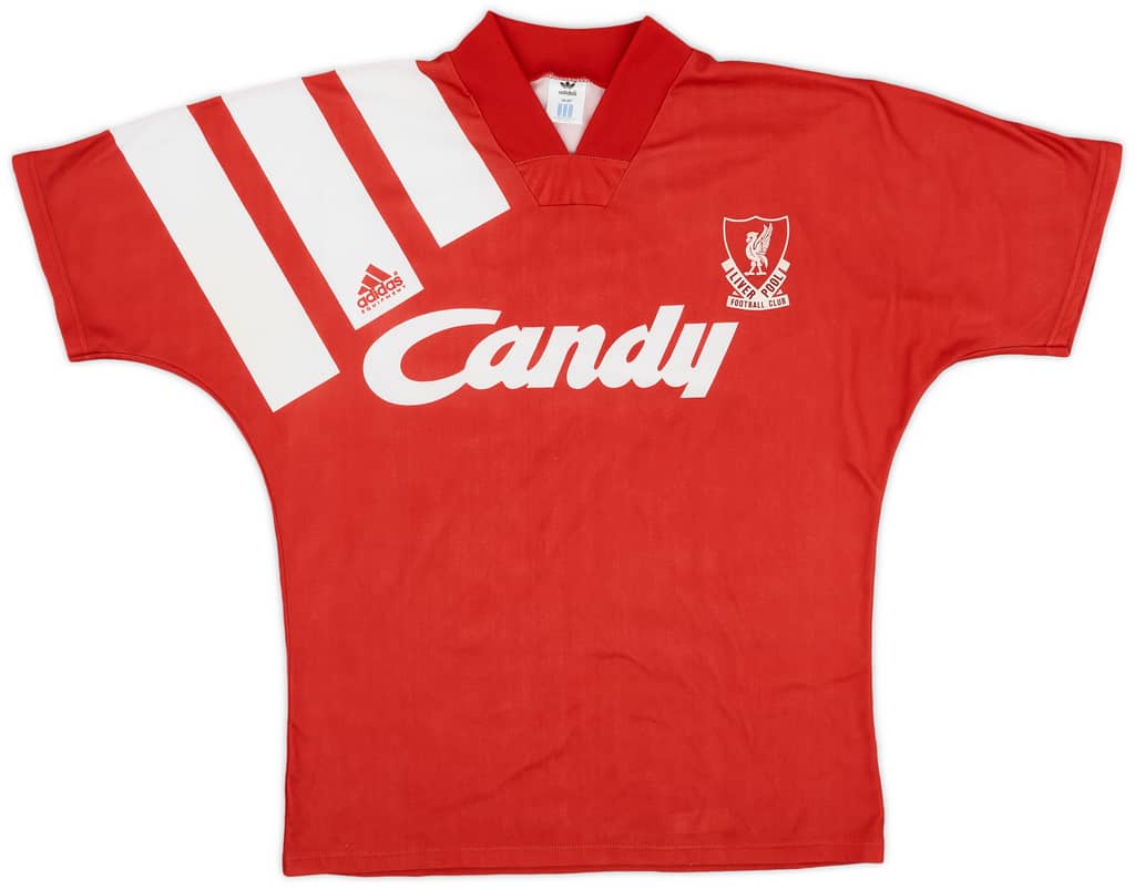 1991-92 Liverpool Home Shirt - 7/10 - (M)