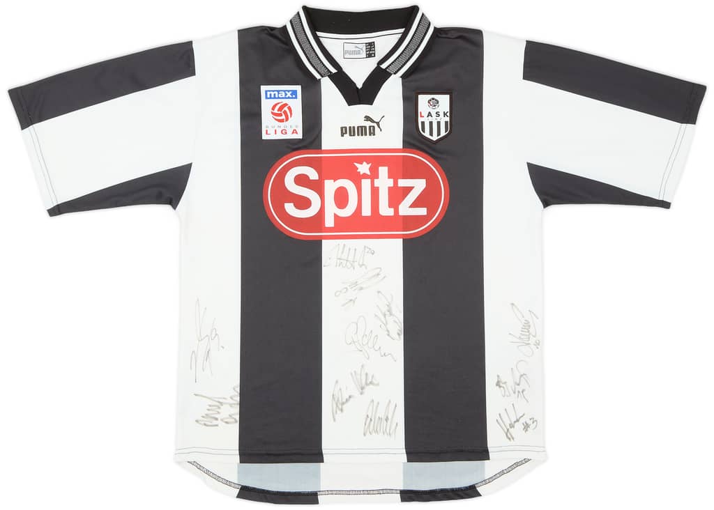 1999-00 LASK Linz Signed Home Shirt - 8/10 - (S)