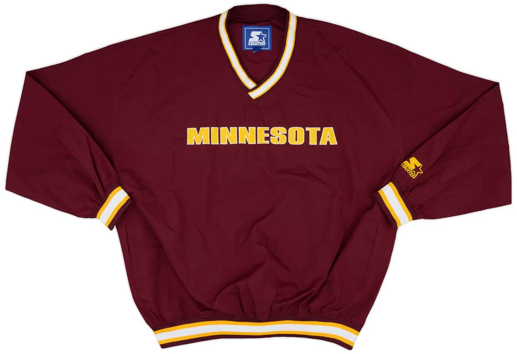 1990s Minnesota Golden Gophers Starter Pullover Windbreaker Jacket - 9/10 - (XL)