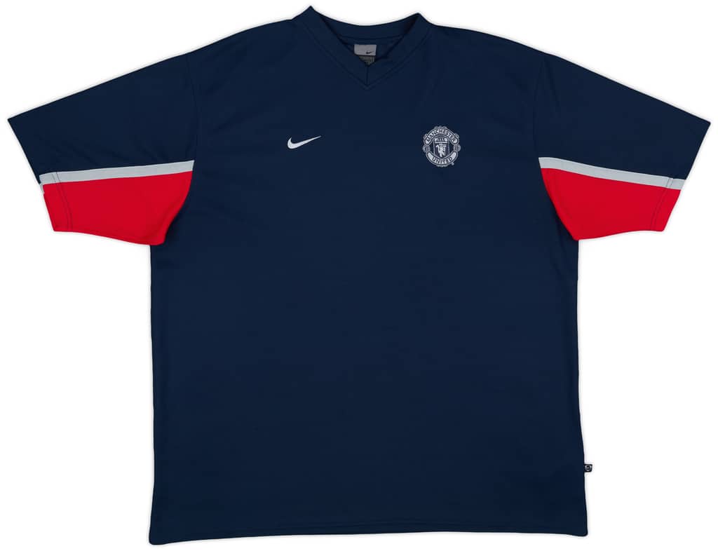 2003-04 Manchester United Nike Training Shirt - 9/10 - (XXL)