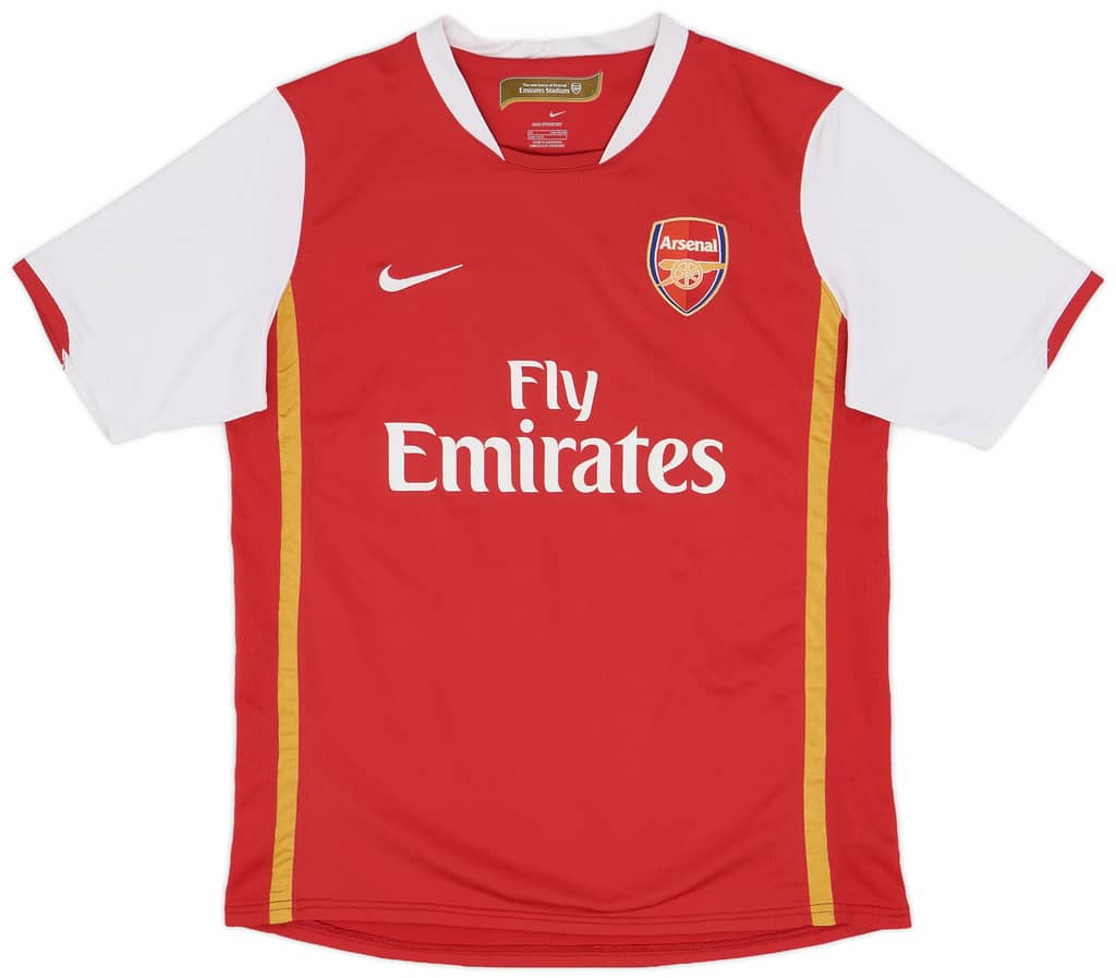 2006-08 Arsenal Home Shirt - 6/10 - (XL.Boys)