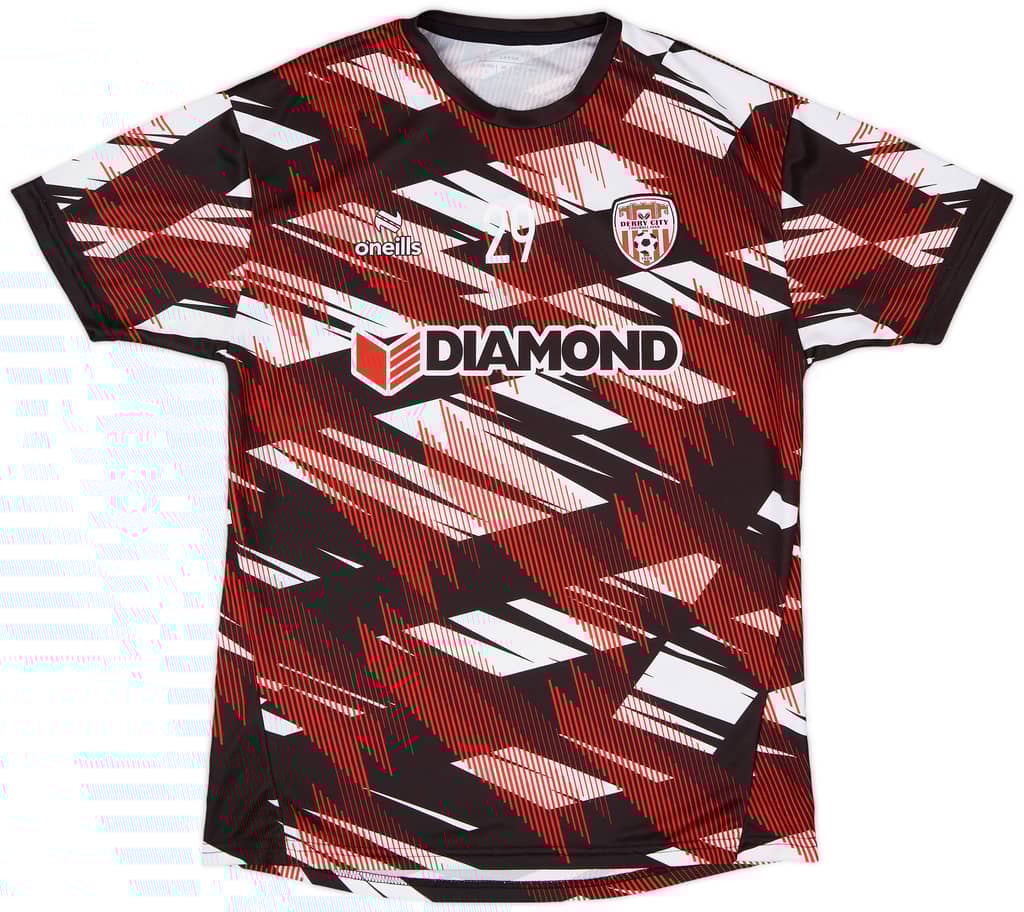 2024 Derry City O'Neils Player Issue Training Shirt #29 - 10/10 - (L)