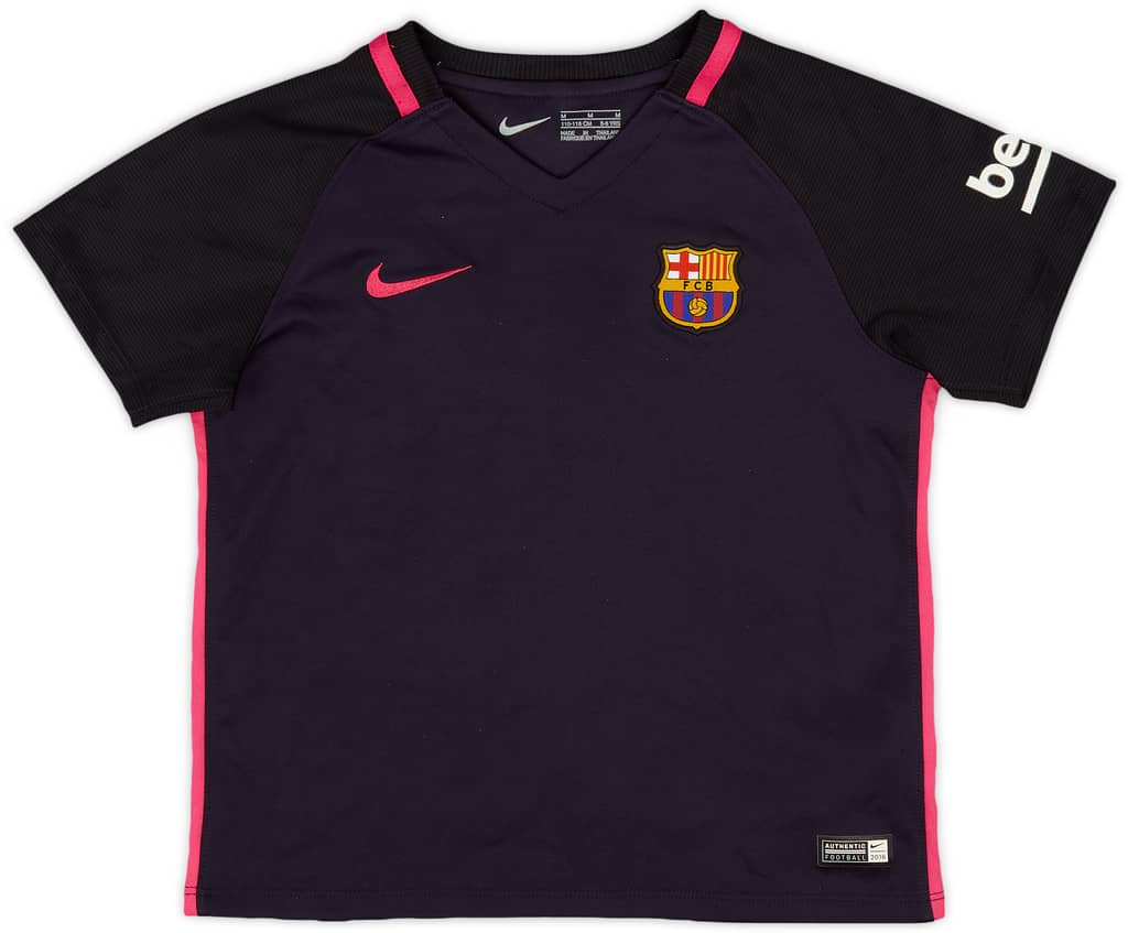 2016-17 Barcelona Away Shirt - 8/10 - (5-6 Years)