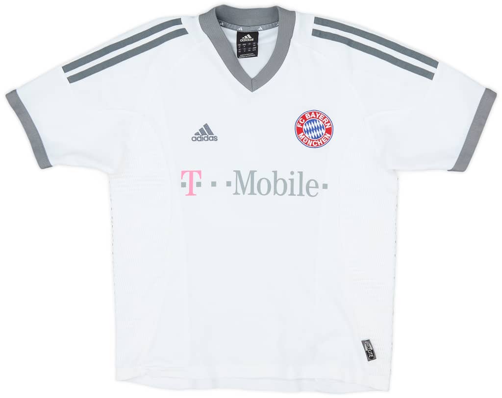 2002-03 Bayern Munich Away Shirt Elber #9 - 7/10 - (L.Boys)