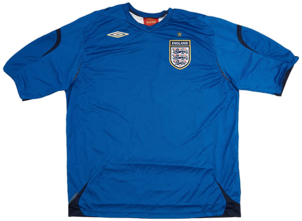 2006-08 England GK S/S Shirt - 8/10 - (XXL)