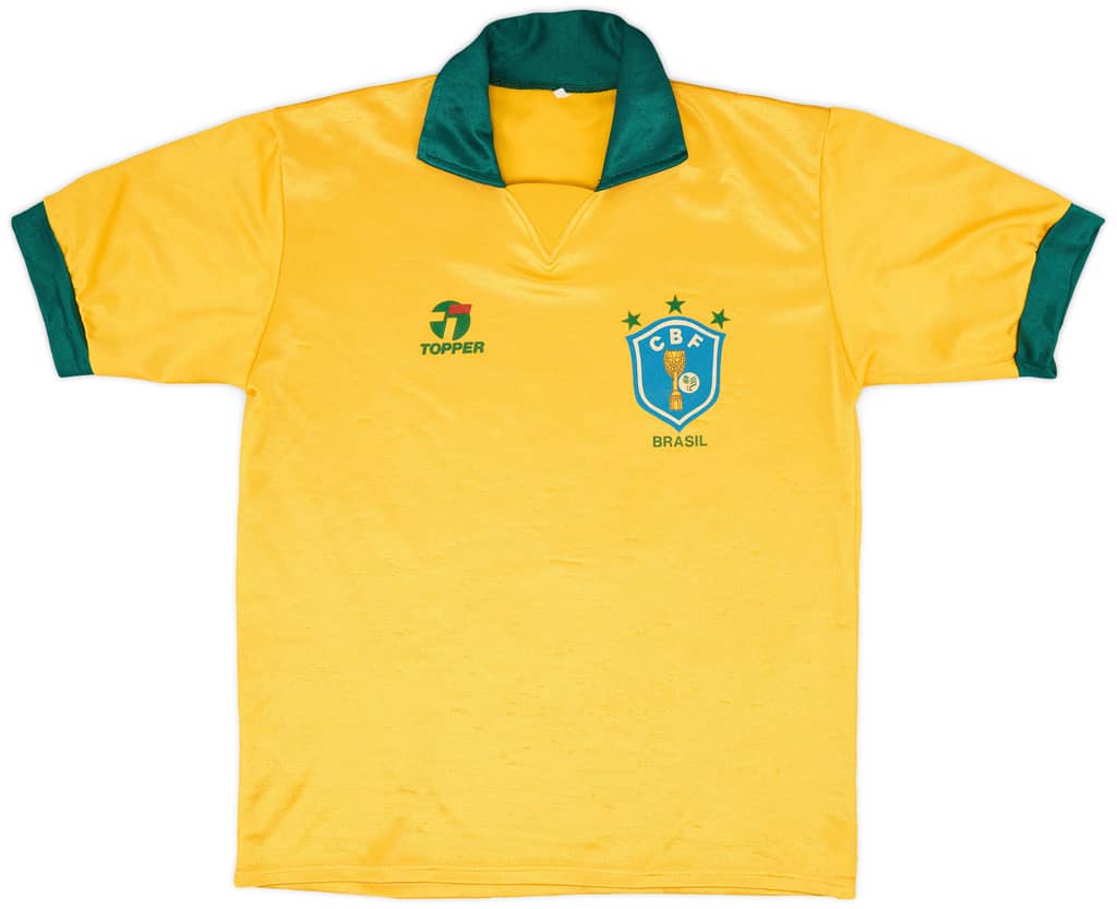 1990 Brazil Home Shirt - 7/10 - (L)