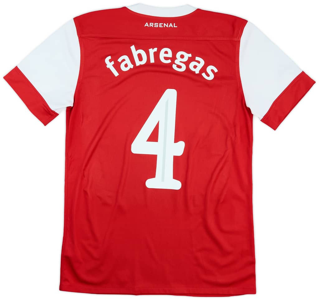 2010-11 Arsenal Home Shirt Fabregas #4 - 6/10 - (S)