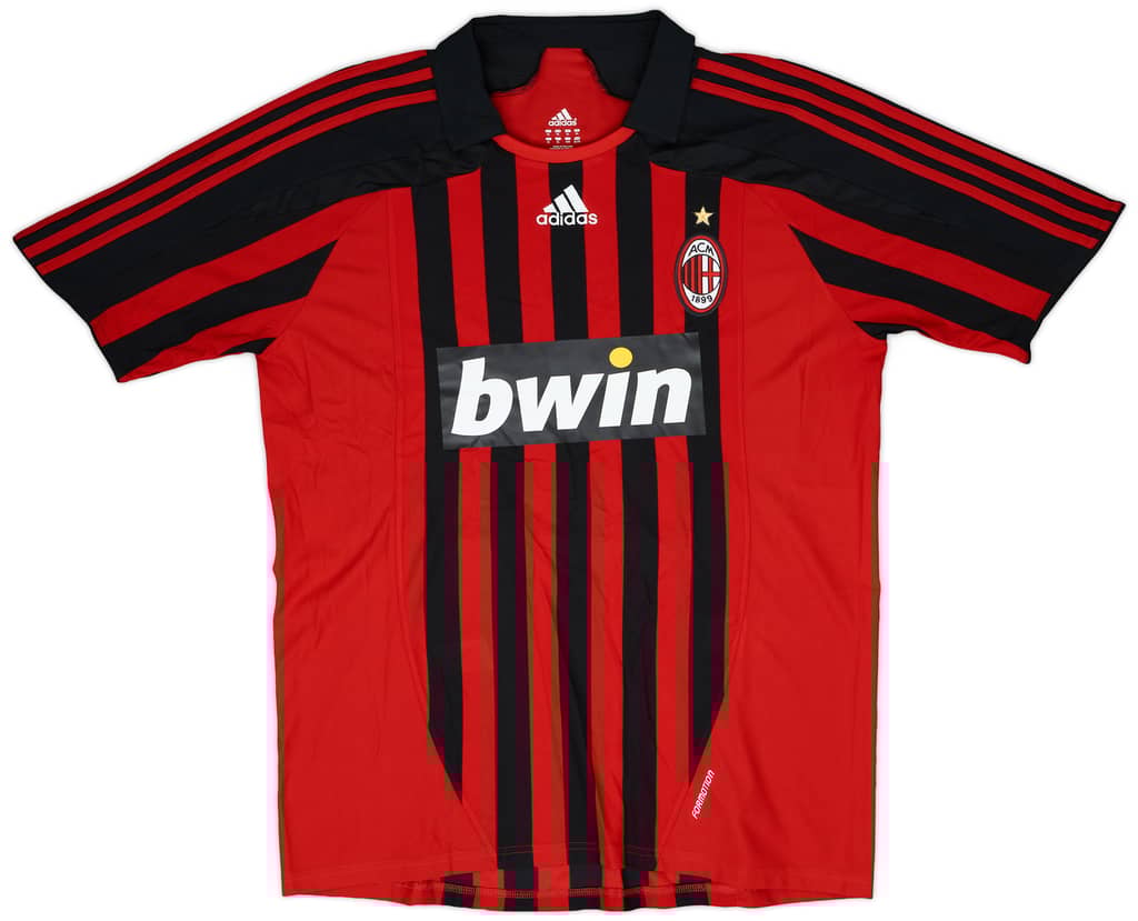 2007-08 AC Milan Player Issue Home Shirt Darmian #5
