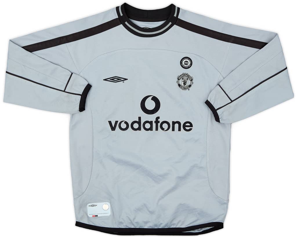 2001-02 Manchester United Centenary GK Shirt - 9/10 - (6-7 Years)
