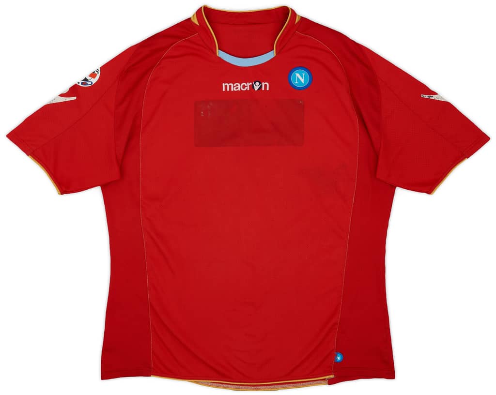 2009-10 Napoli Third Shirt Lavezzi #7 - 4/10 - (XL)