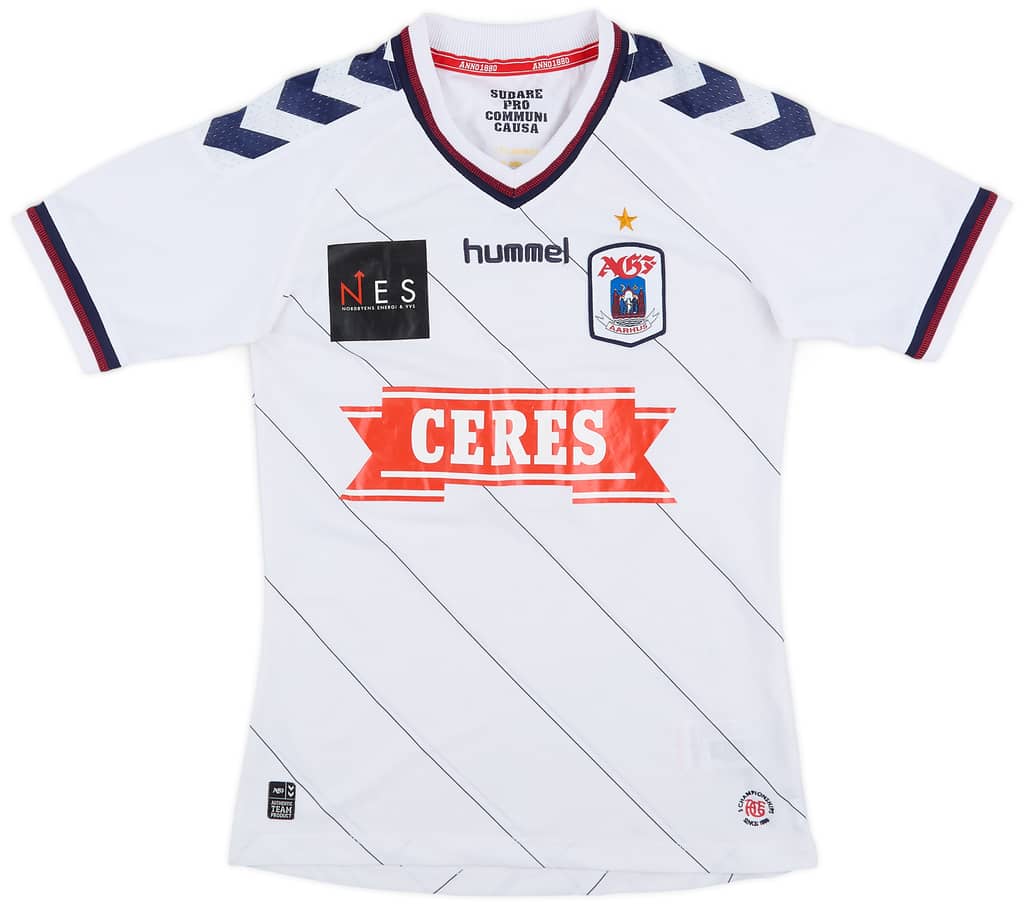 2015-16 AGF Aarhus Home Shirt - 8/10 - (XL.Boys)