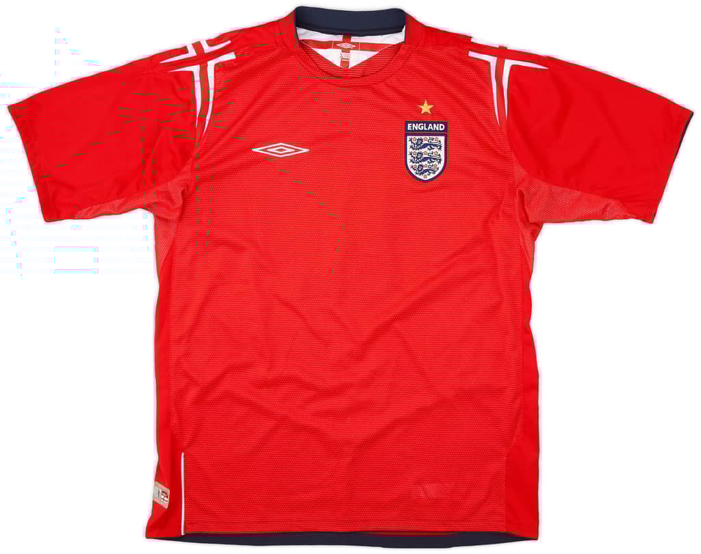 2004-06 England Away Shirt #10 - 7/10 - (L)