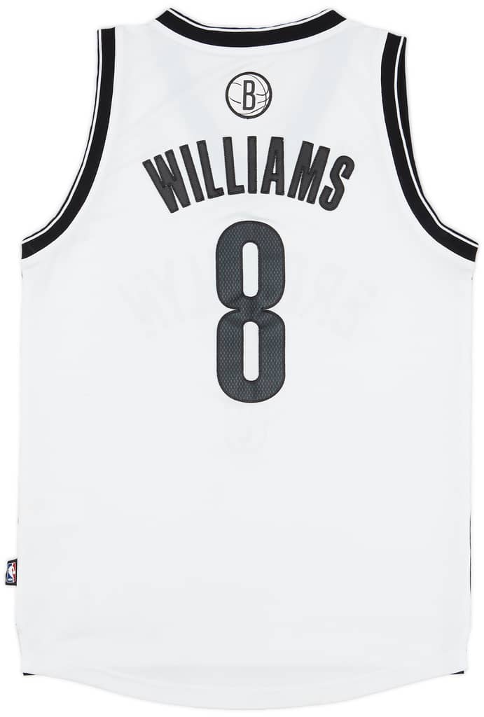 2012-14 Brooklyn Nets Williams #8 adidas Swingman Home Jersey - 8/10 - (S)