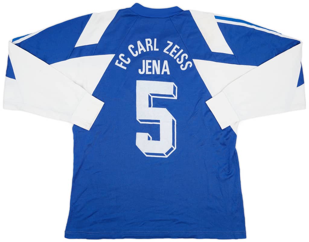 1992-93 Carl Zeiss Jena Match Issue Home Shirt #5