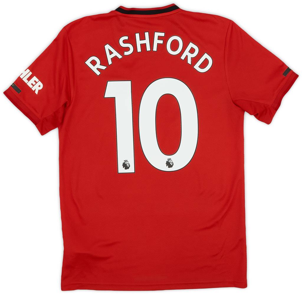 2019-20 Manchester United Home Shirt Rashford #10 - 6/10 - (S)