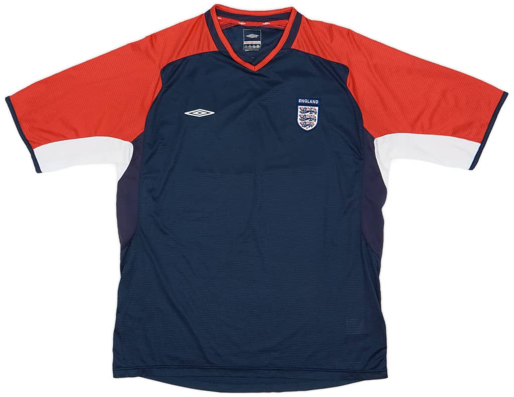2004-05 England Umbro Training Shirt - 9/10 - (XL)