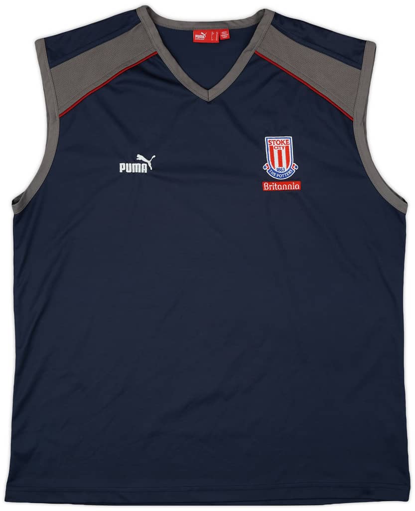 2005-06 Stoke City Puma Training Vest - 9/10 - (XL)
