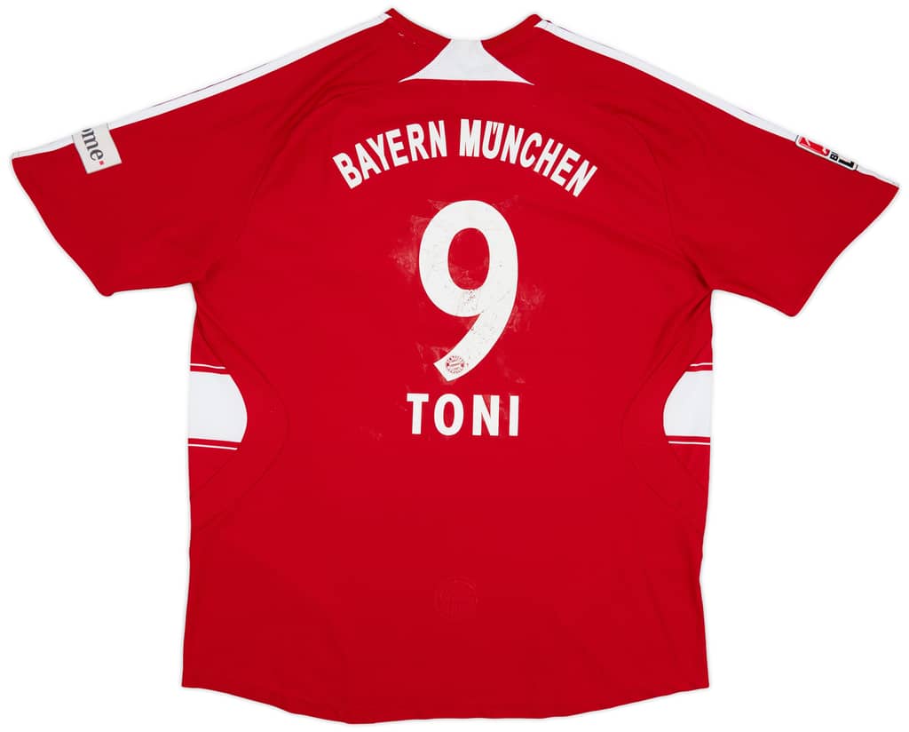 2007-08 Bayern Munich Home Shirt Toni #9 - 5/10 - (XXL)