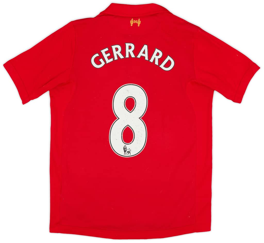 2012-13 Liverpool Home Shirt Gerrard #8 - 4/10 - (S)