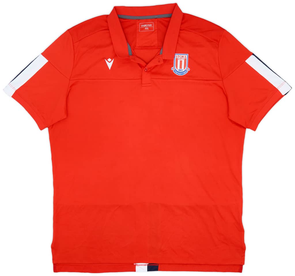 2019-20 Stoke City Macron Polo Shirt - 9/10 - (4XL)
