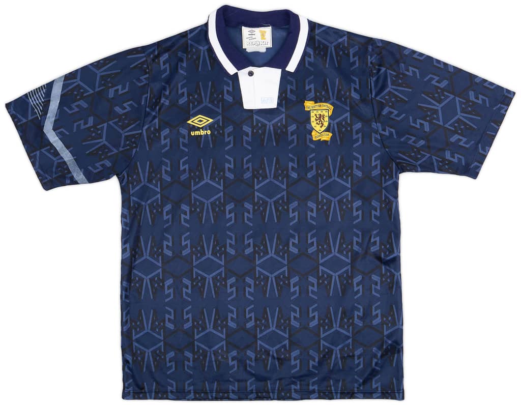 1991-94 Scotland Home Shirt - 8/10 - (XL)